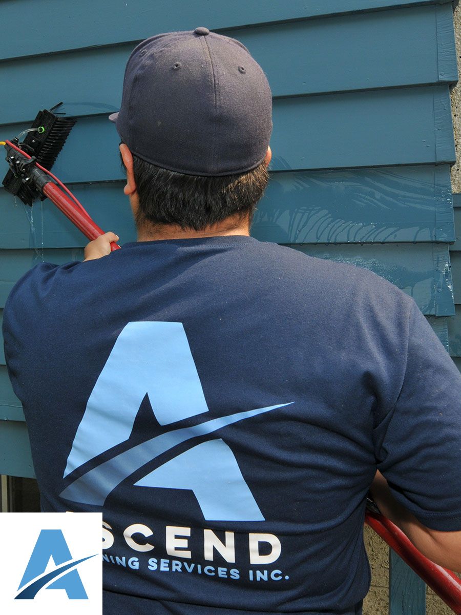 Ascend employee gutter cleaning Ascend Cleaning Services Inc.