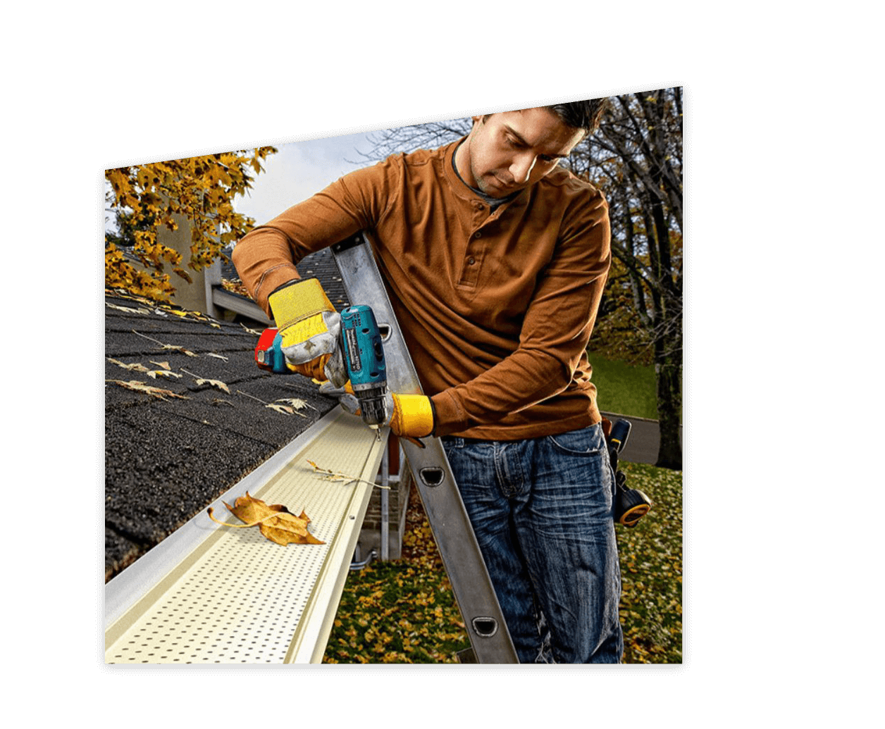 gutter guard installation